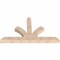 Ekena Millwork Richland Smooth Timber Gable Bracket, Douglas Fir, 72"W x 42"H x 5 1/2"D x 5 1/2"F, 14/12 Pitch GBW072X42X0606RIC00SDF - alternate 3